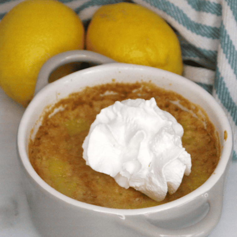 Air Fryer Lemon Dump Cake