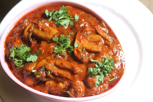 A Simple Recipe for Green Masala Mushrooms