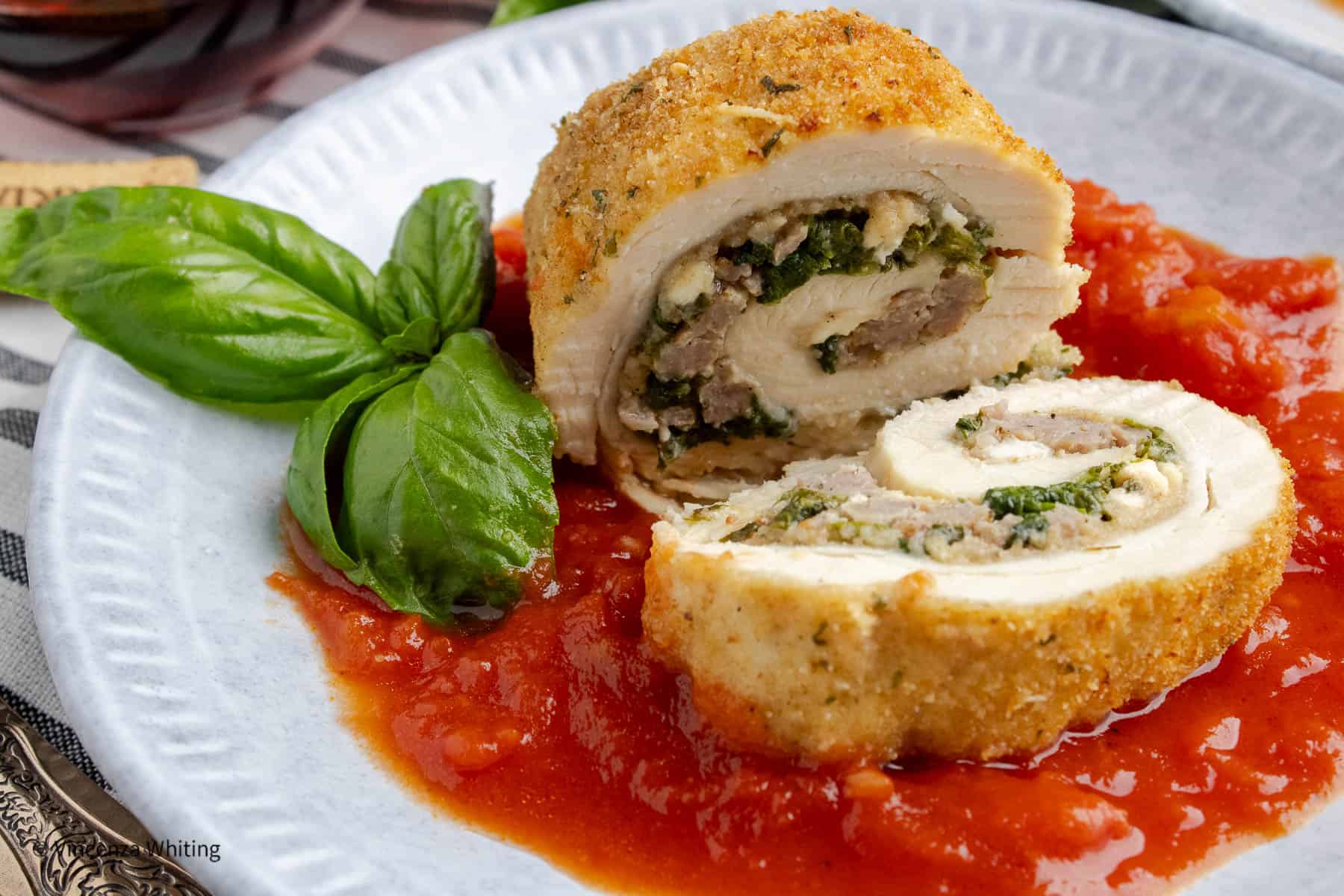 THANKSGIVING LEFTOVERS, STUFFED CHICKEN ROLLATINI