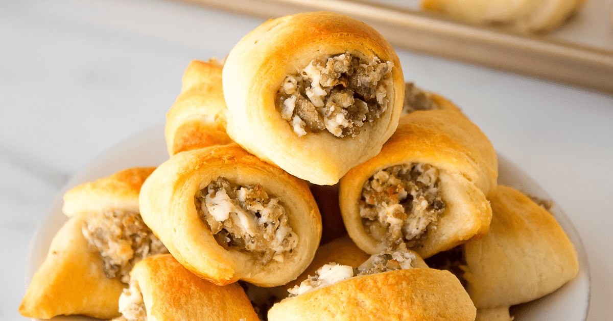 Fill Your Cravings With Sausage Cream Cheese Rotel Crescent Rolls